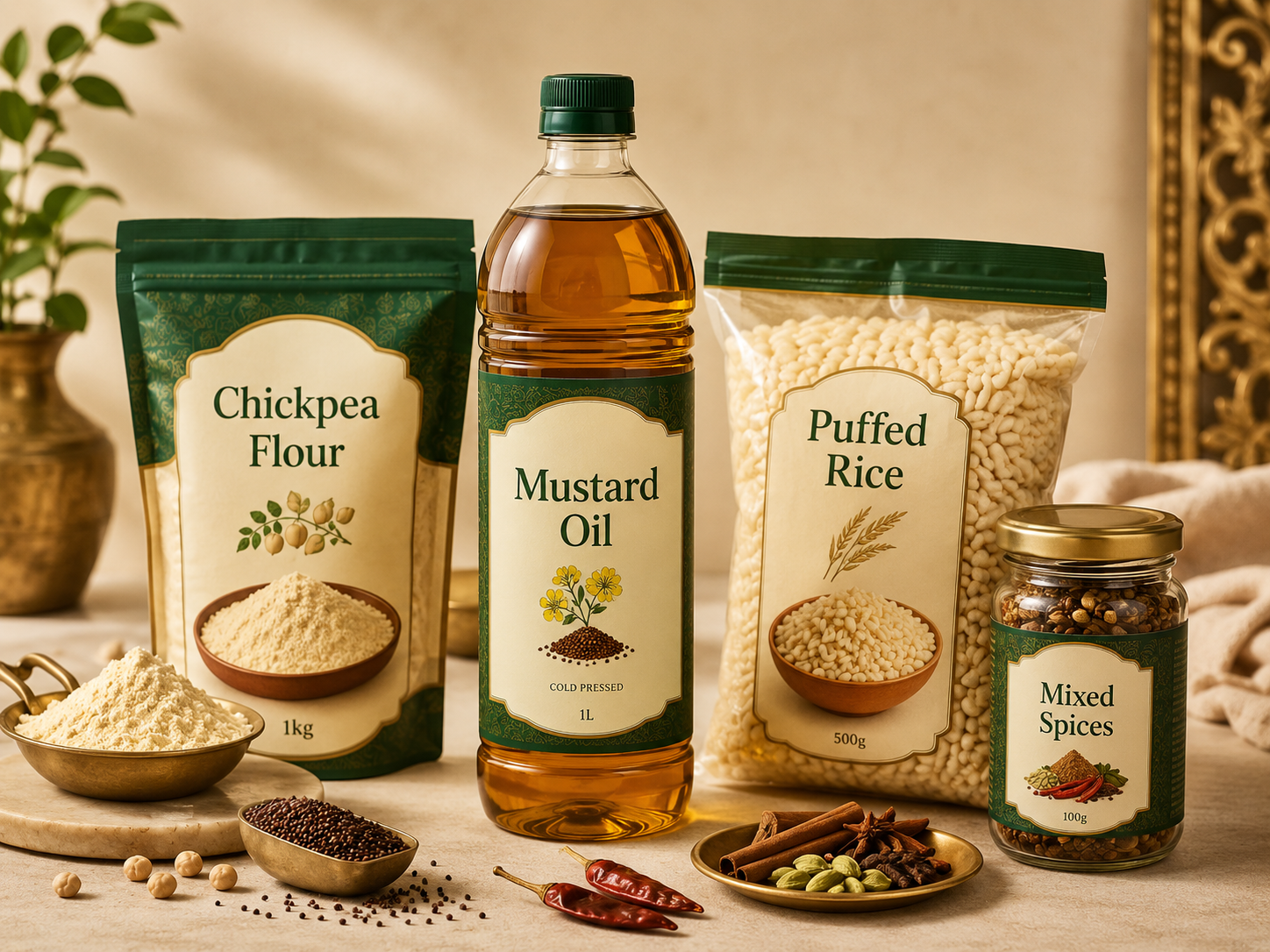Authentic Bangladeshi grocery items